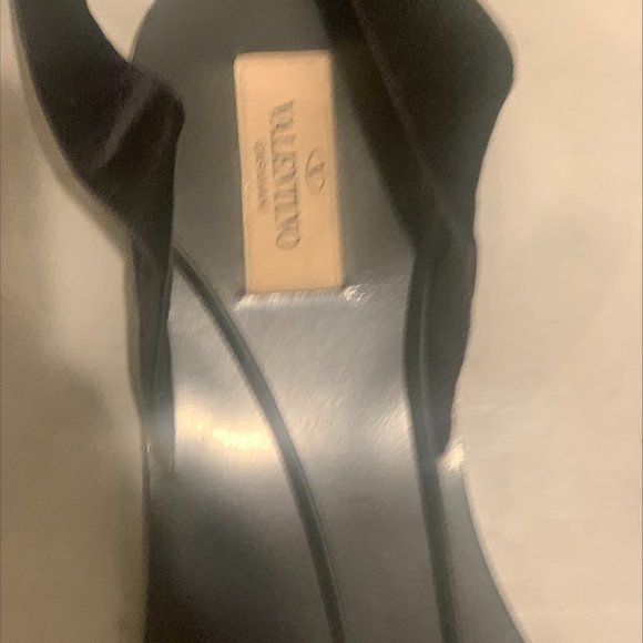 Valentino Velvet Tie Sandals - Size 40 EU - Picture 3 of 5